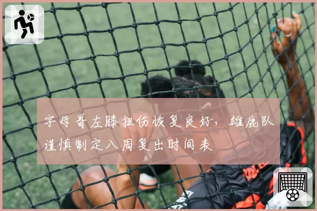 字母哥左膝扭伤恢复良好，雄鹿队谨慎制定八周复出时间表